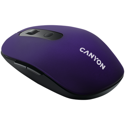 Canyon MW 9 kabellose ergonomische Maus lila zwei Modi