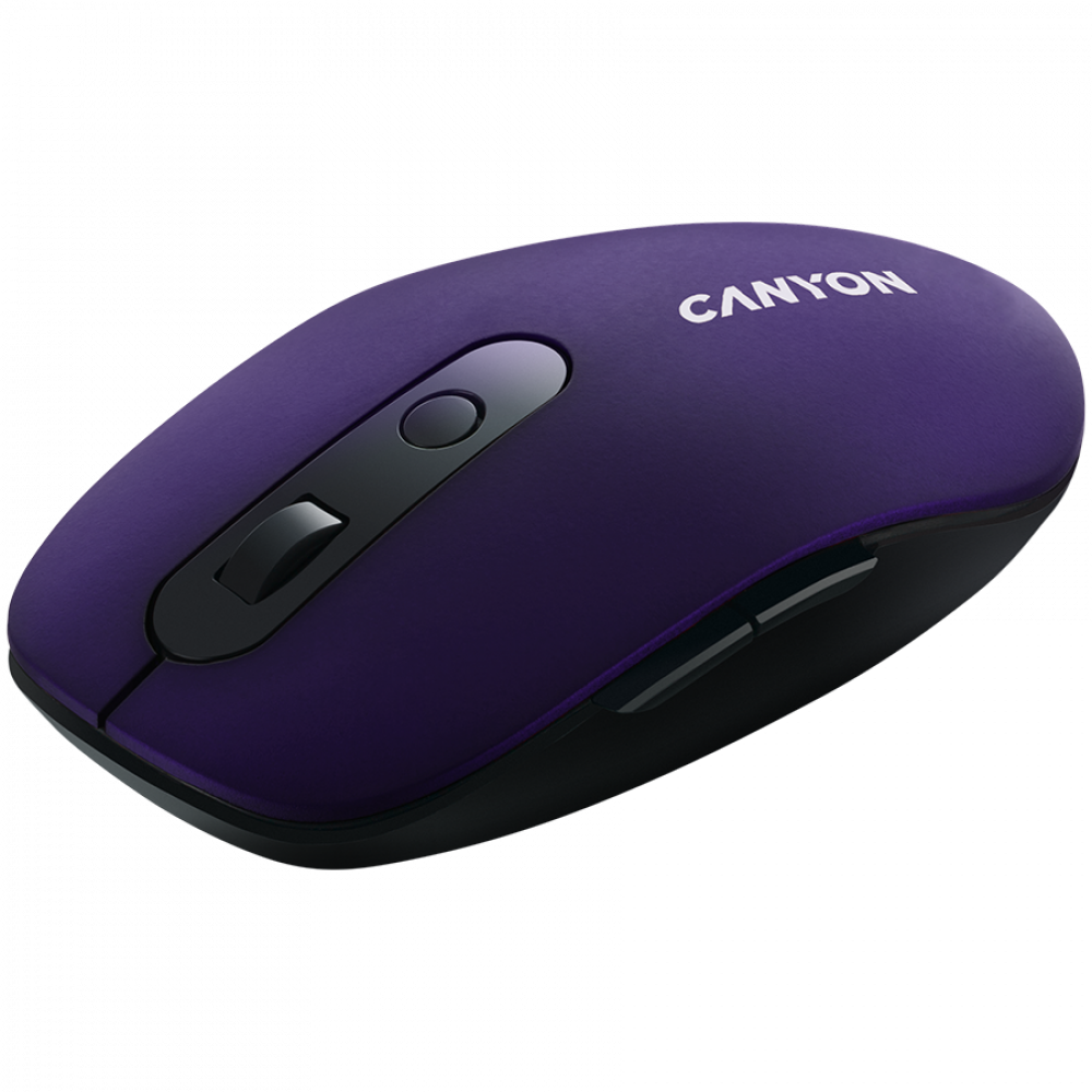 Canyon MW 9 kabellose ergonomische Maus lila zwei Modi