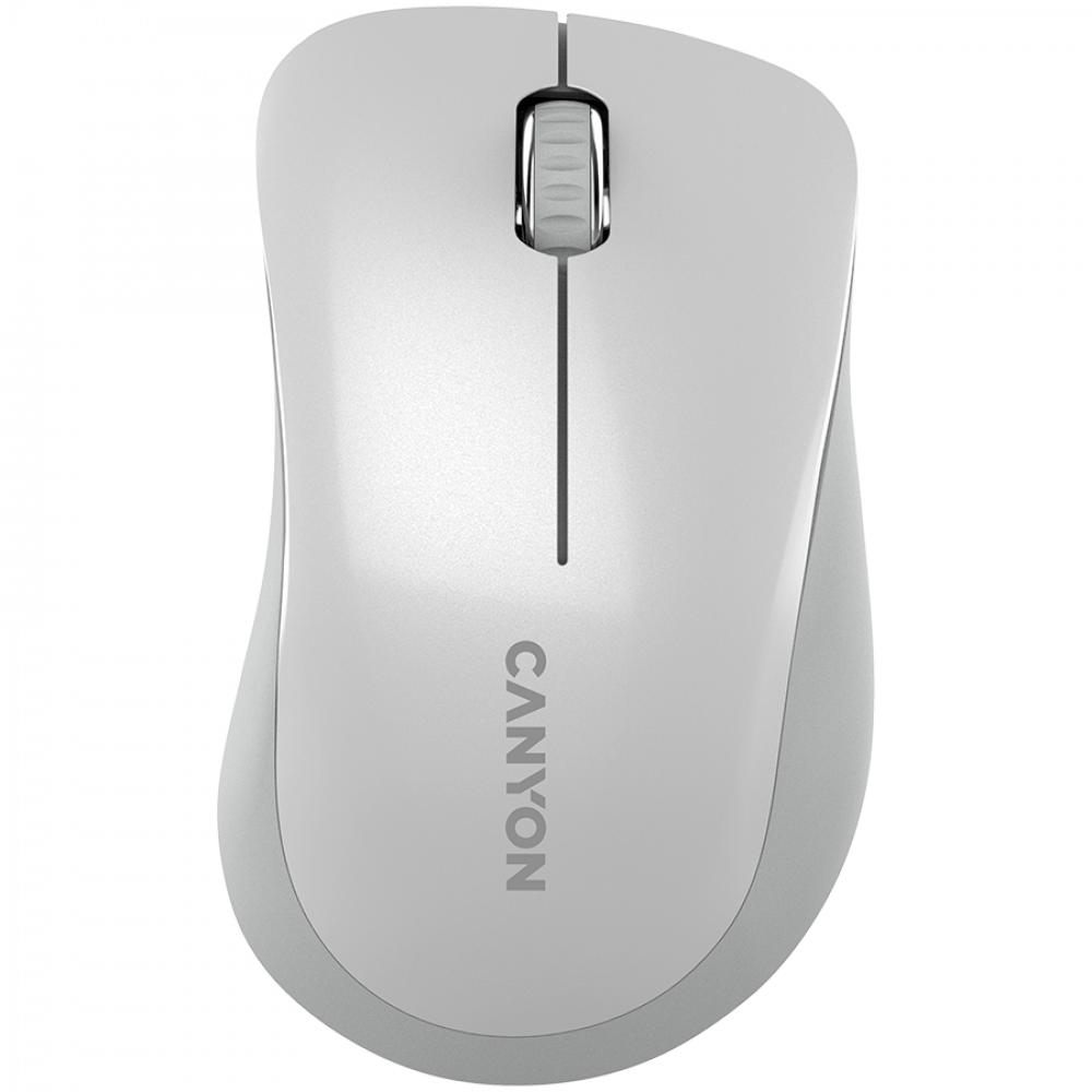 Canyon MW-11 Wireless Optical Mouse white-grey