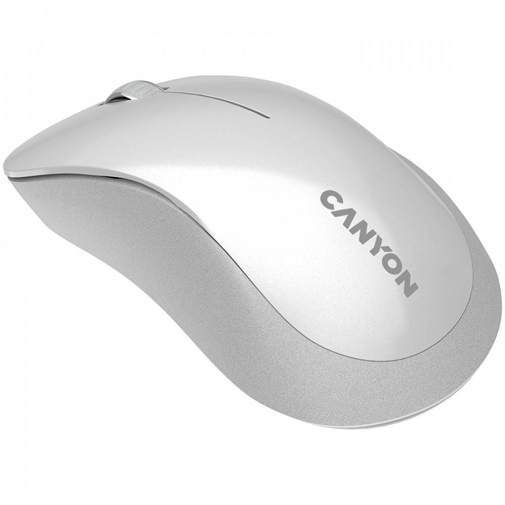 Canyon MW-11 Wireless Optical Mouse white-grey