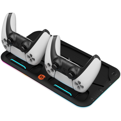 PS5-Ständer mit RGB, Lade- und Kühlfunktion Canyon CS-5 schwarz