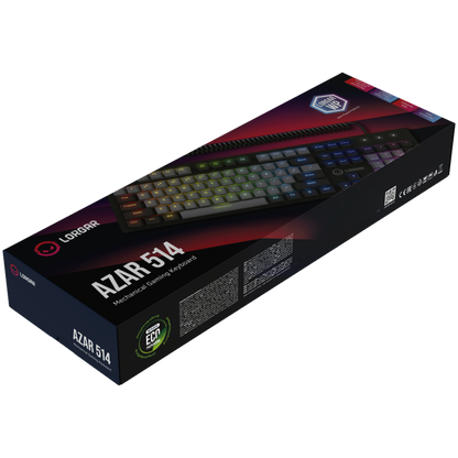 Lorgar Azar 514 Black Wired RGB Gaming Keyboard