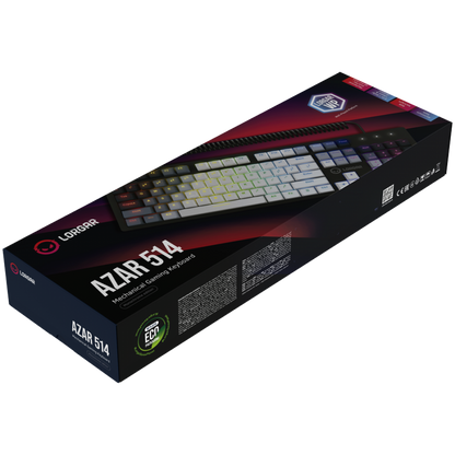 Mechanische RGB-Tastatur Lorgar Azar 514 schwarz kabelgebunden