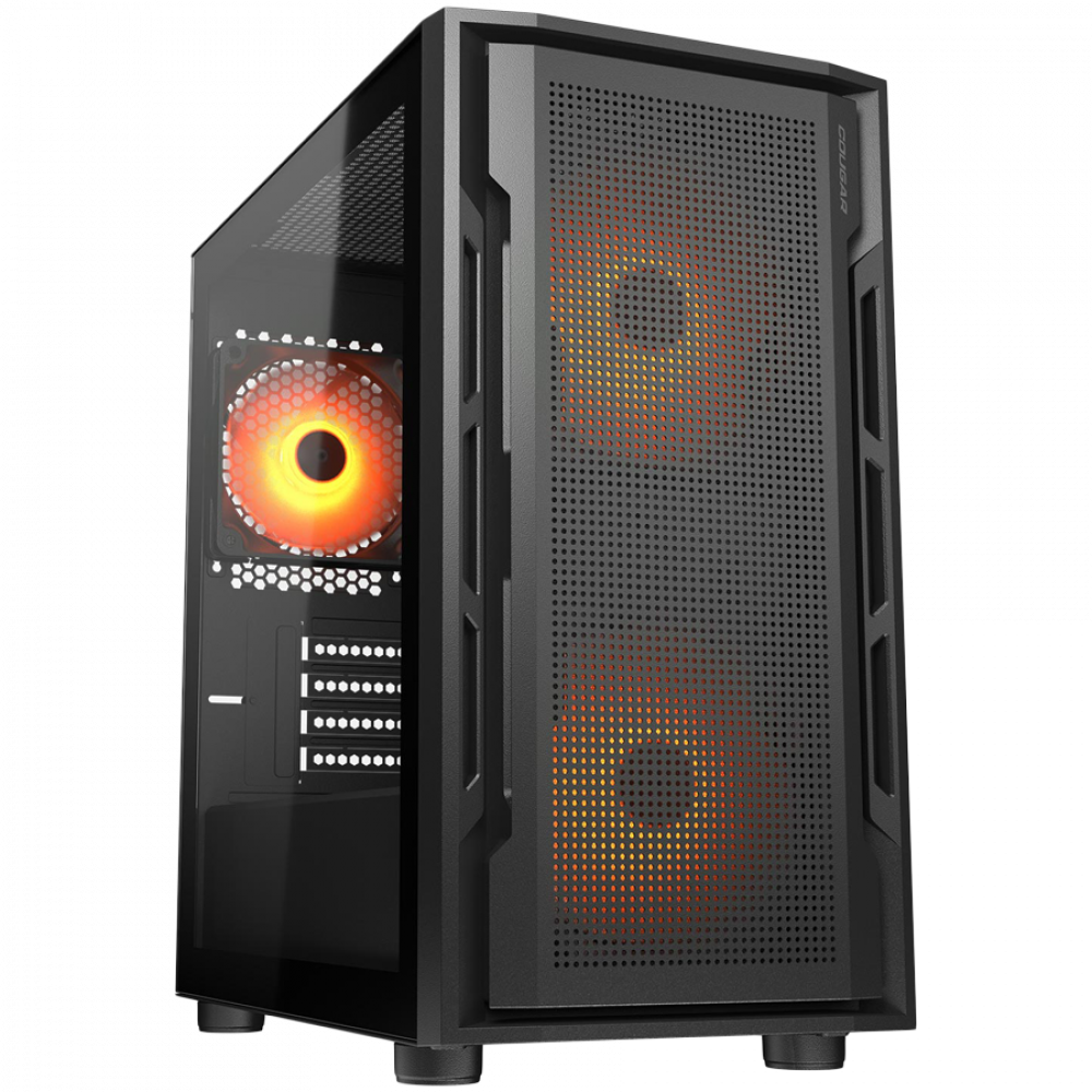 COUGAR UNIFACE MINI RGB Mini Tower Case with Window, Black