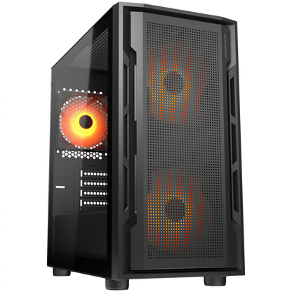 COUGAR UNIFACE MINI RGB Mini Tower Case with Window, Black
