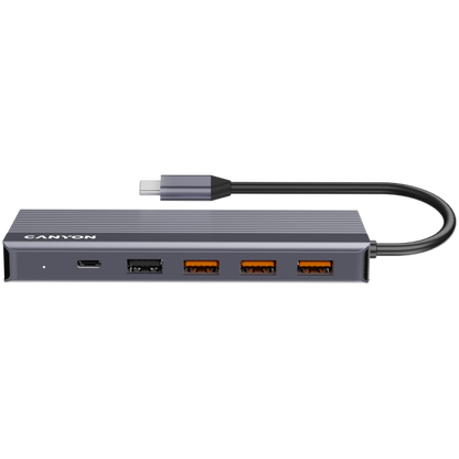 HUB 13-in-1 4K USB-C portable Canyon DS-16 grey