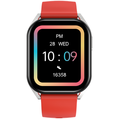 Canyon SW-58 BT-CALL Smartwatch with Call Function, Silver-Red