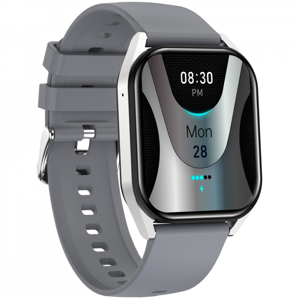 Smartwatch mit BT-Anruffunktion Canyon SW-58 silbergrau