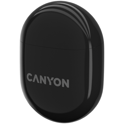 Canyon TWS-6 Black TWS In-Ear Headphones with Wireless Charging Case