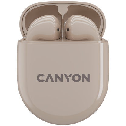 Canyon TWS 6 TWS Wireless Earbuds, Beige