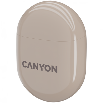 Canyon TWS 6 TWS Wireless Earbuds, Beige