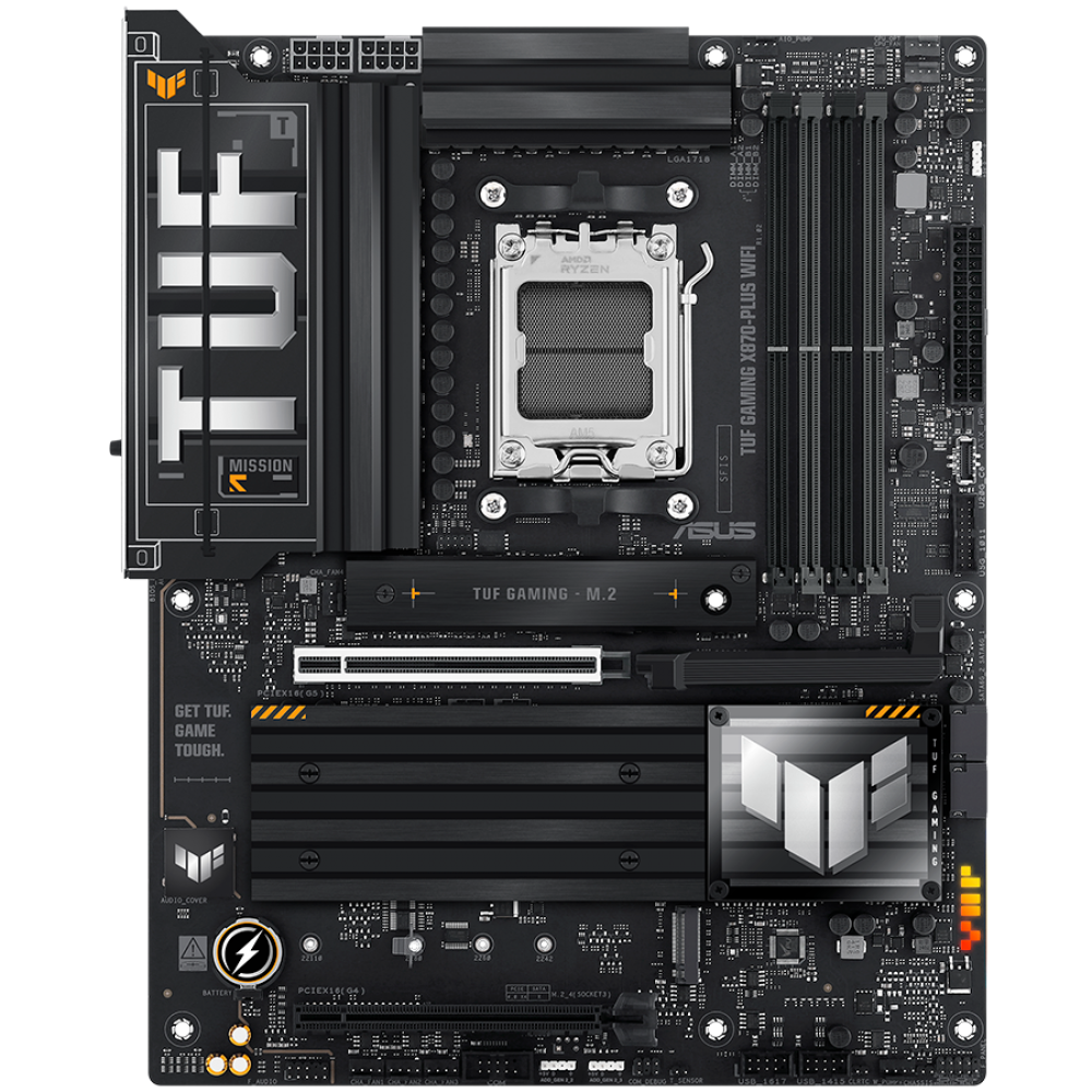 Płyta główna ASUS TUF GAMING X870 PLUS WIFI ATX z Wi-Fi 7 i RGB czarna