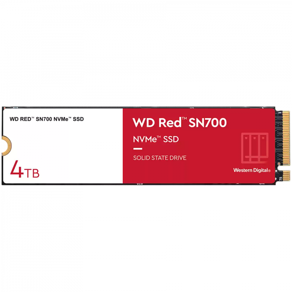 SSD NAS WD Red SN700 4TB M.2 PCIe Gen3 x4 NVMe 3400/3100 MB/s