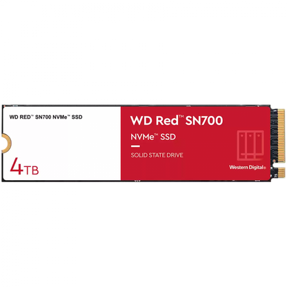 SSD NAS WD Red SN700 4TB M.2 PCIe Gen3 x4 NVMe 3400/3100 MB/s