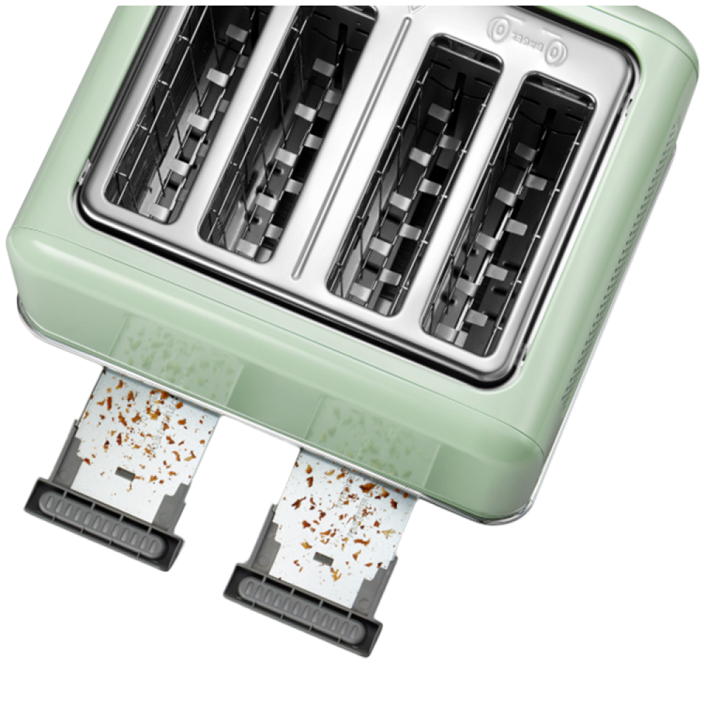 Toaster Buydeem DT640E für 4 Scheiben 1800 W Auftaufunktion Pastellgrün