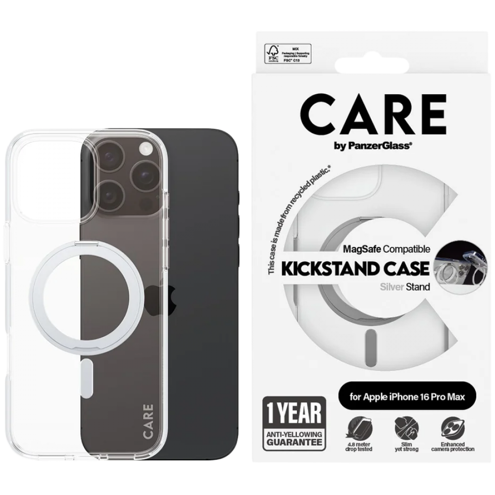 Etui ochronne PANZERGLASS do iPhone 16 Pro Max Clear/Silver