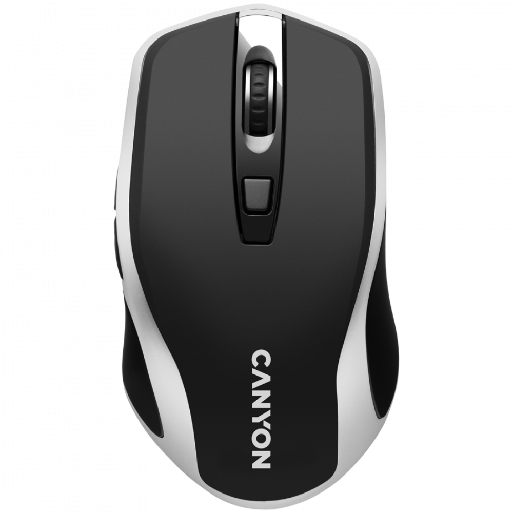 Canyon MW 19 kabellose Maus Qi-Ladung schwarz-grau