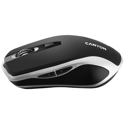 Canyon MW 19 kabellose Maus Qi-Ladung schwarz-grau