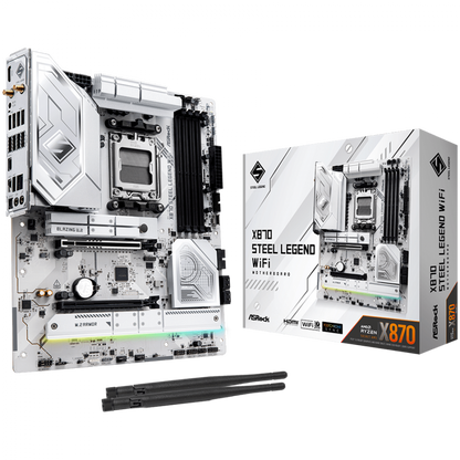 ASROCK X870 Steel Legend WIFI ATX Motherboard with Wi-Fi 7