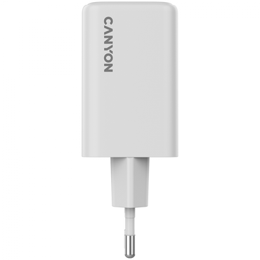 Canyon CU65ACC 65W GaN Wall Charger 2xPD 1xQC EU, white