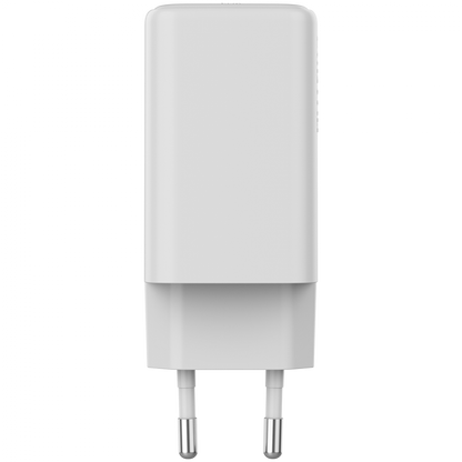 GaN-Netzladegerät 65 W 2xPD 1xQC EU Canyon CU65ACC weiß