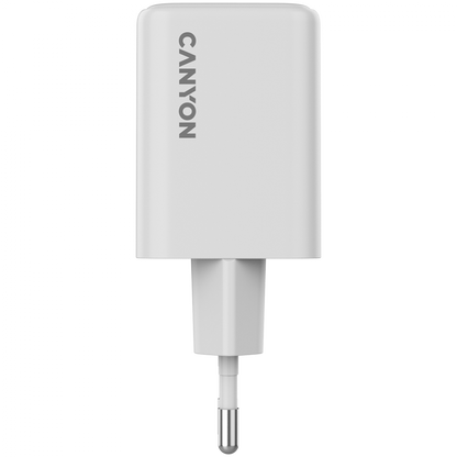 Canyon CU45CC GaN 45W 2xPD EU Wall Charger, white