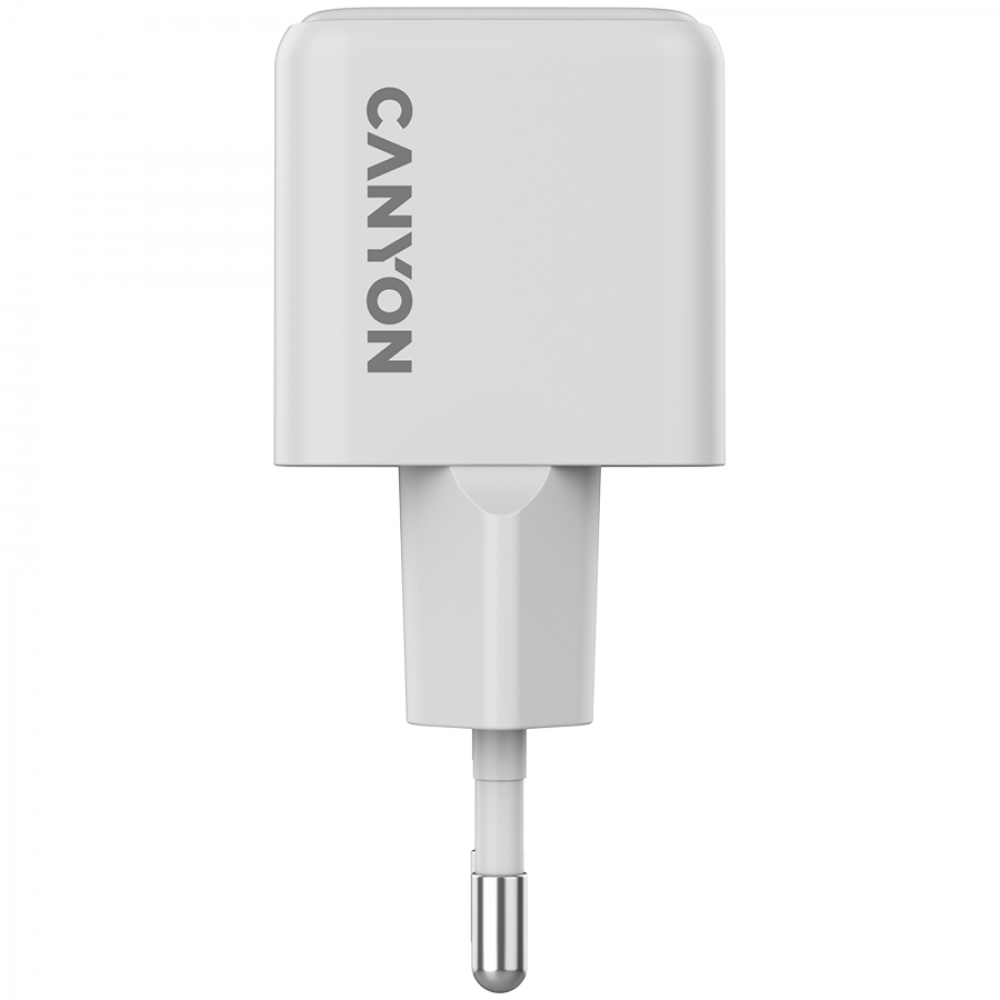 20W GaN 1xPD EU Mains Charger Canyon CU20C white