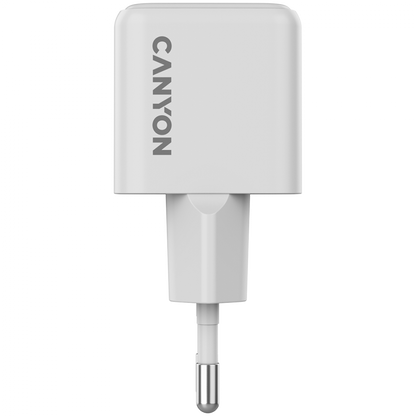 20W GaN 1xPD EU Mains Charger Canyon CU20C white