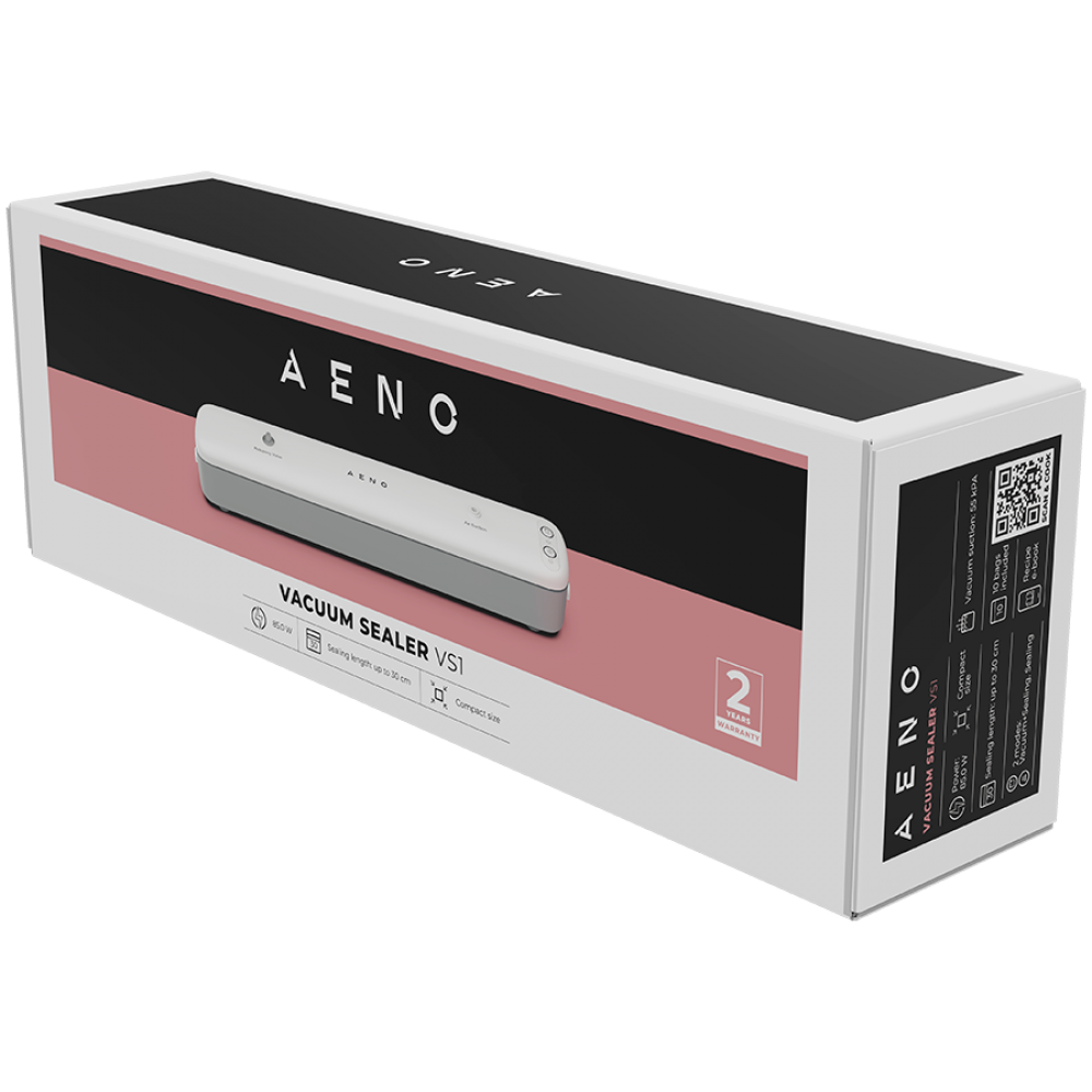 Aeno VS1 Vakuumiergerät für Lebensmittel weiß-grau