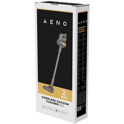 15kPa 45min lightweight Aeno SC1 gray cordless vacuum cleaner