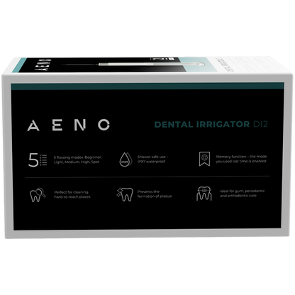 Aeno DI2 Dental Irrigator 5 Modes 140 PSI 200 ml White