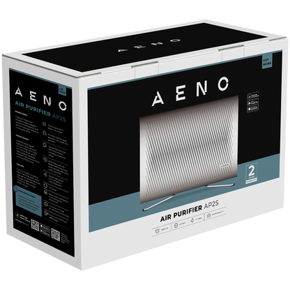 Luftreiniger 420 m³/h WLAN Ionisierung Wandmontage Aeno weiß