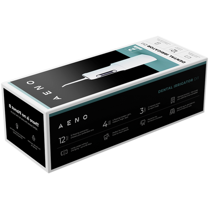 Aeno DI1 white dental irrigator 100 PSI 200 ml 12 programs