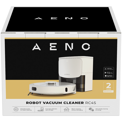 Robot sprzątający 2w1 Aeno RC4S 4000Pa automatyczna mapa biały