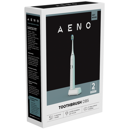 Aeno DB5 Sonic Toothbrush 46000 rpm 5 modes IPX7 white