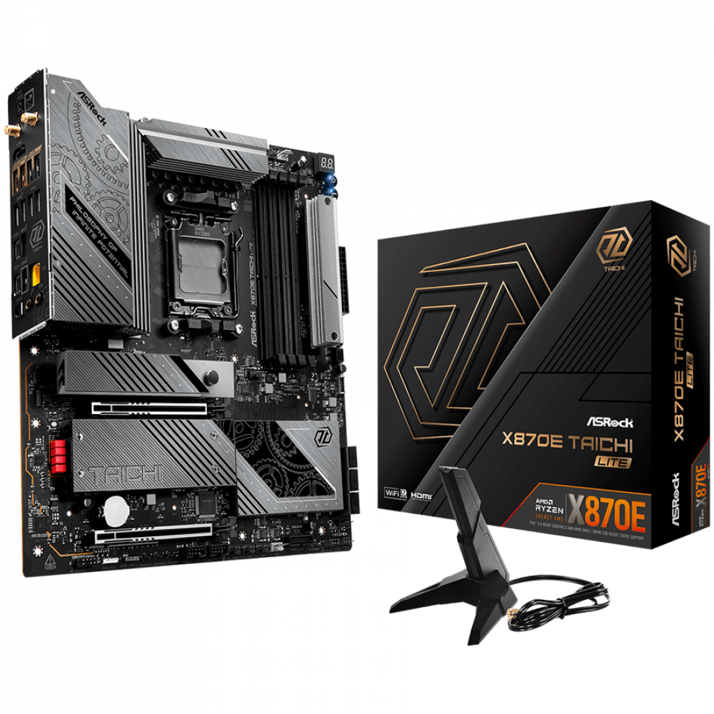 ASROCK X870E Taichi Lite Socket AM5 EATX Mainboard