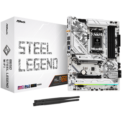 Płyta główna ASROCK B650 Steel Legend WiFi ATX DDR5 7200 MHz