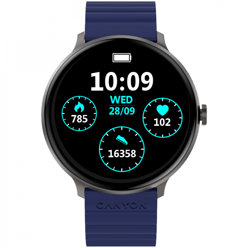 Smartwatch with sports functions Canyon SW-69 blue-yellow