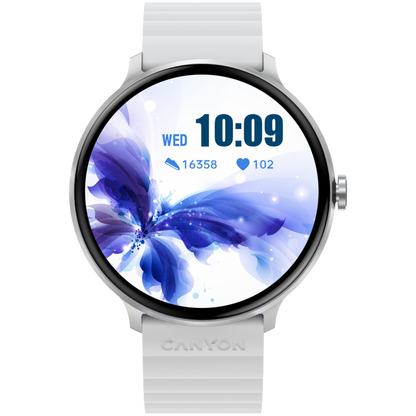Canyon SW-69 Sports Smartwatch White-Blue
