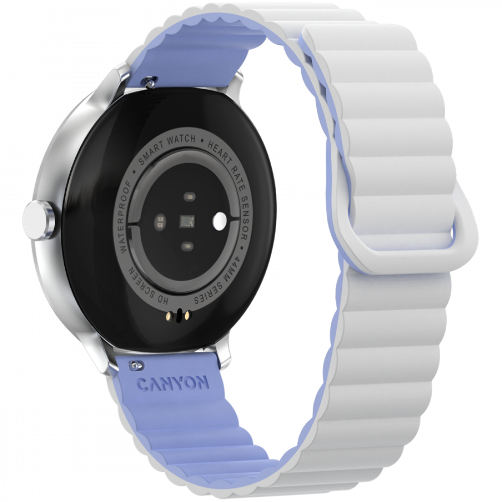 Canyon SW-69 Sports Smartwatch White-Blue