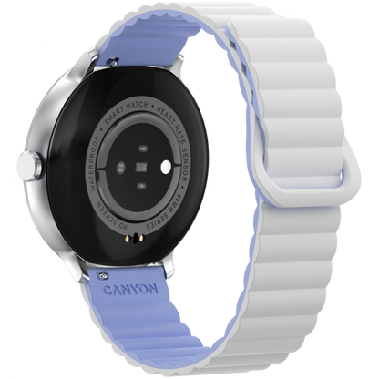 Canyon SW-69 Sports Smartwatch White-Blue