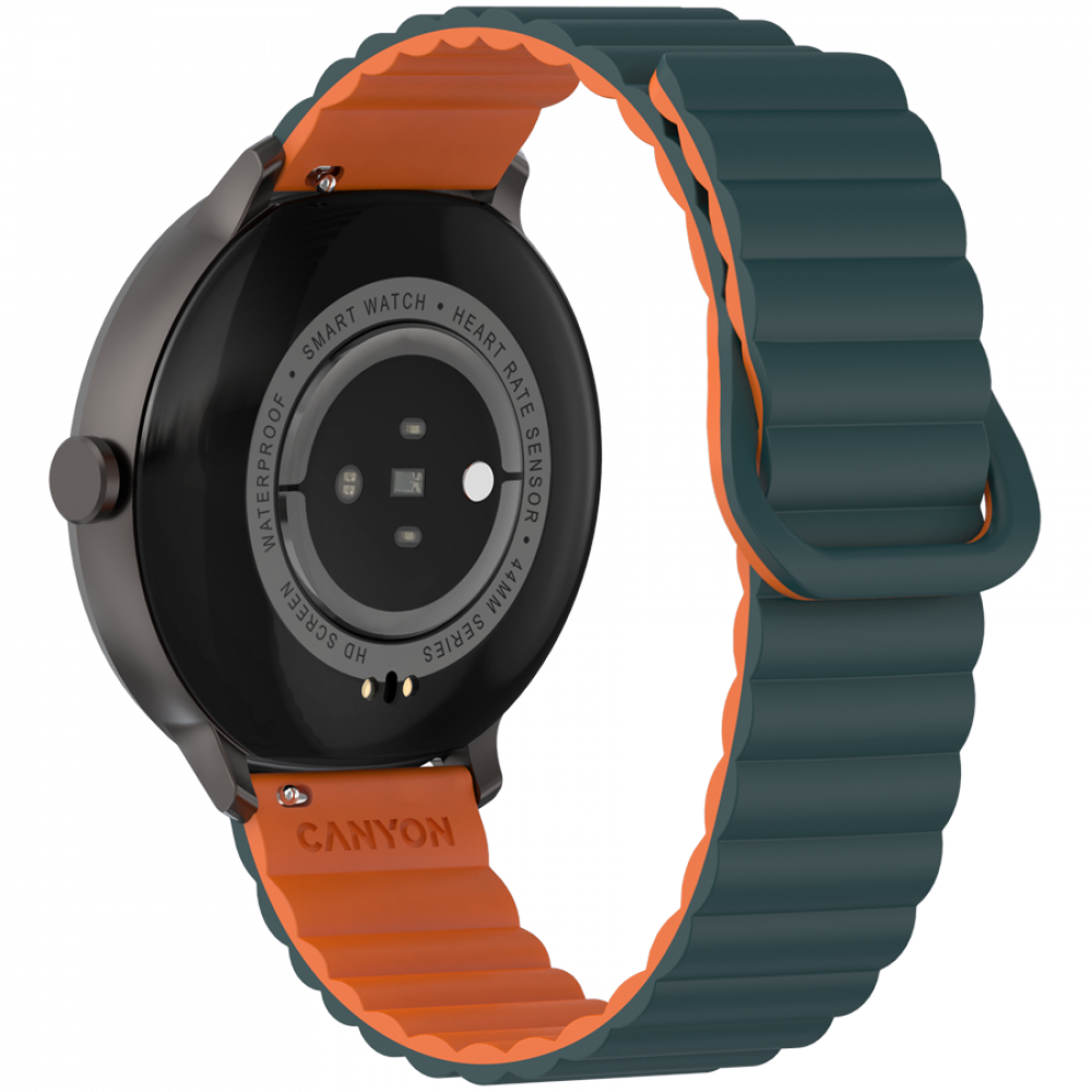 Smartwatch mit Sportfunktionen Canyon SW-69 grün-orange