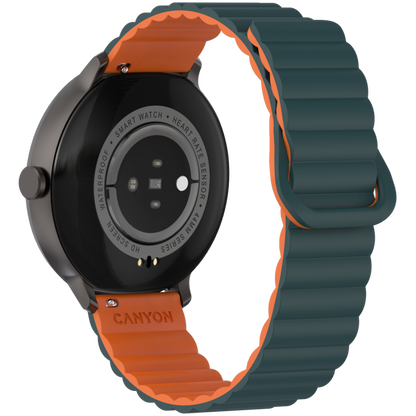 Smartwatch mit Sportfunktionen Canyon SW-69 grün-orange