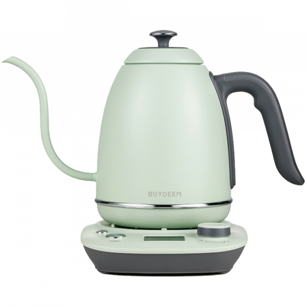 Wasserkocher gooseneck Buydeem K821 mit Temperaturregelung Pastellgrün