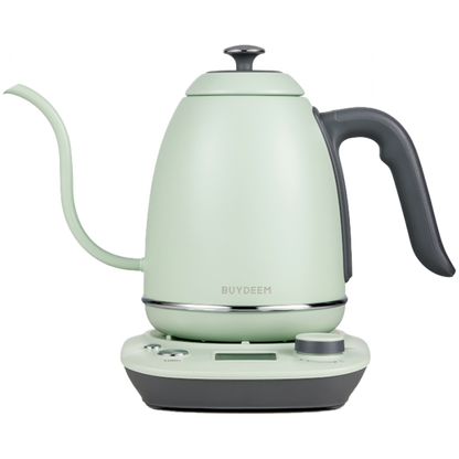 Wasserkocher gooseneck Buydeem K821 mit Temperaturregelung Pastellgrün