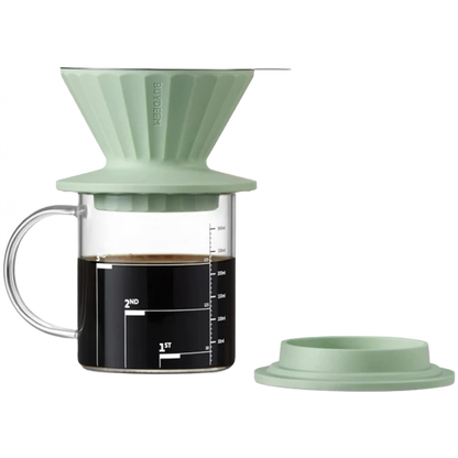 Buydeem CD1024 Teekanne mit Tassen 350 ml Grün