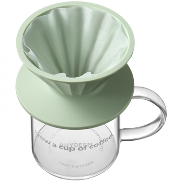 Buydeem CD1024 Teekanne mit Tassen 350 ml Grün