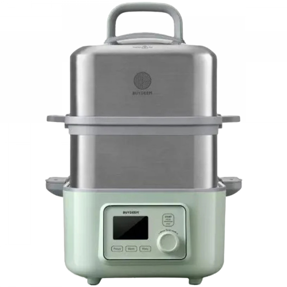 Elektrischer Dampfgarer 10L Buydeem G564+A501 grün