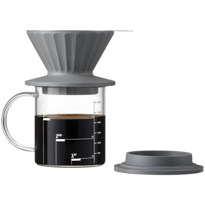 Buydeem CD1024 Pour Over Coffee and Tea Brewer Set 350ml Grey