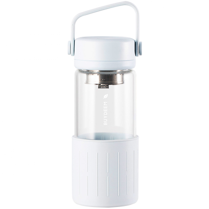 Buydeem DG42 300 ml White Glass Bottle with Infuser